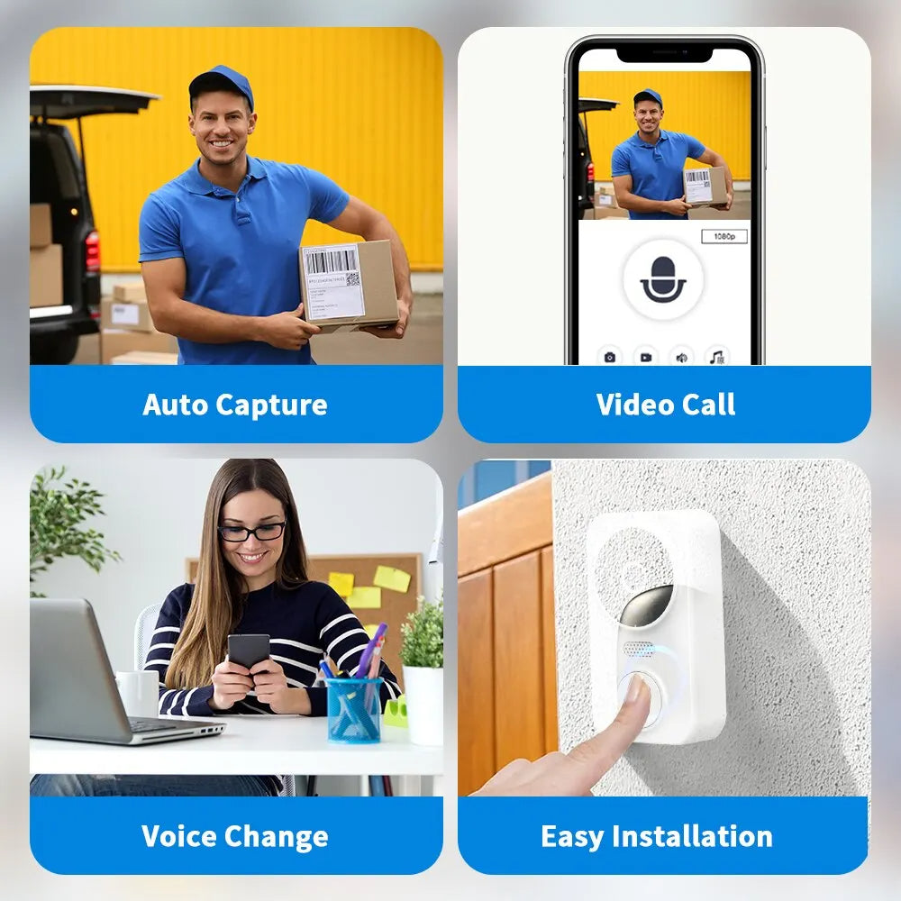 Timbre Digital Con Camara Wifi